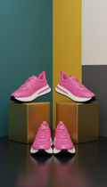 Vivid Pink Designer Sneakers