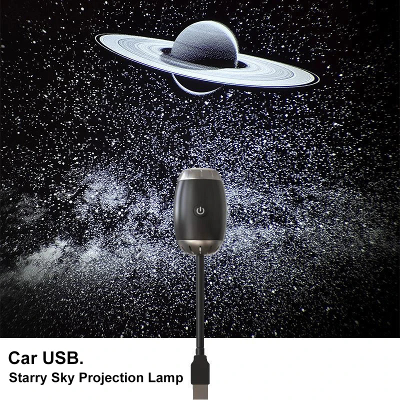 Romantic LED Starry Sky Night Light USB Powered Galaxy Projector Lamp