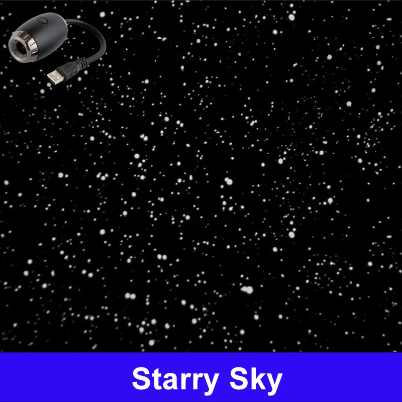 Romantic LED Starry Sky Night Light USB Powered Galaxy Projector Lamp