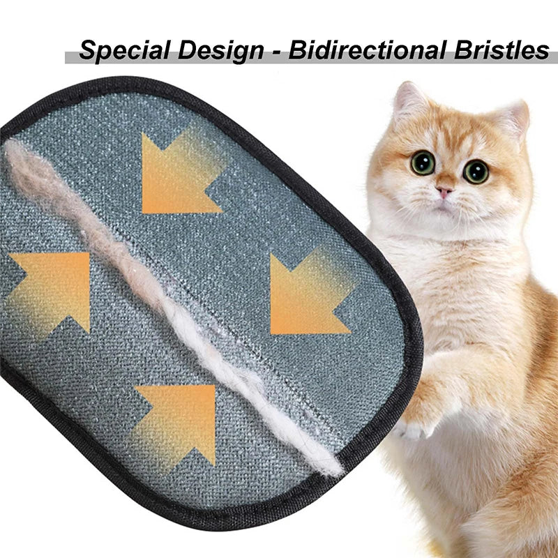 2025 New Pet Hair Removal Glove For Cats & Dogs Pet Hair Remover Electrostatic Gloves,