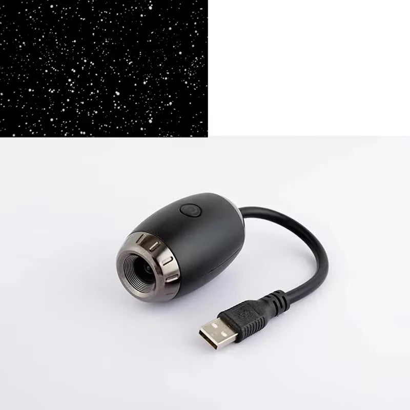 Romantic LED Starry Sky Night Light USB Powered Galaxy Projector Lamp